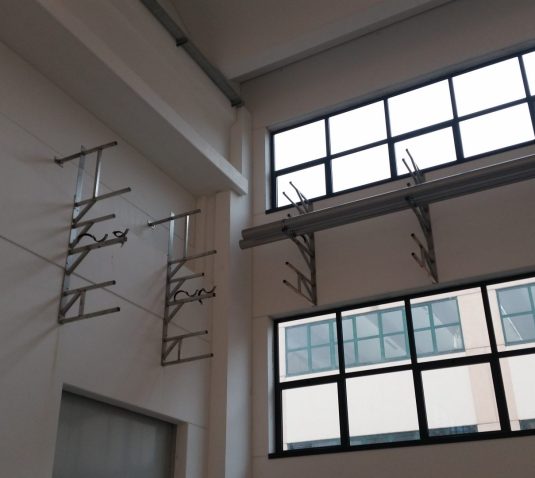 staffe reggitubi in acciaio inox