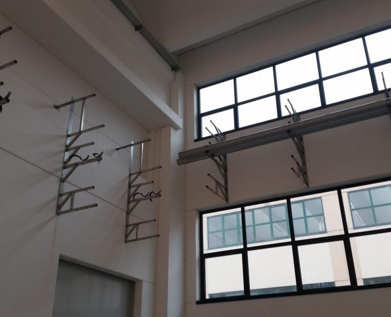 staffe reggitubi in acciaio inox