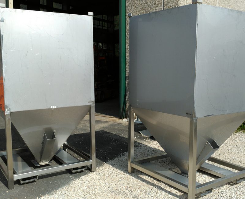 vasca contenitore inox